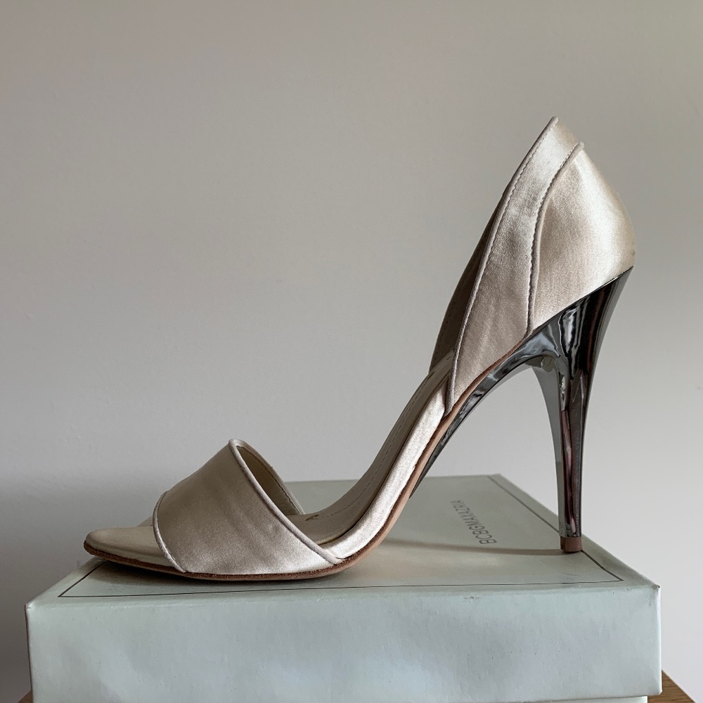 BCBG MAXAZRIA MA-Nolan Ivory Satin